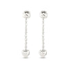 Cupido Sterling Silver Plated Earrings - PEN0935MTL0000U-UNO de 50-Renee Taylor Gallery