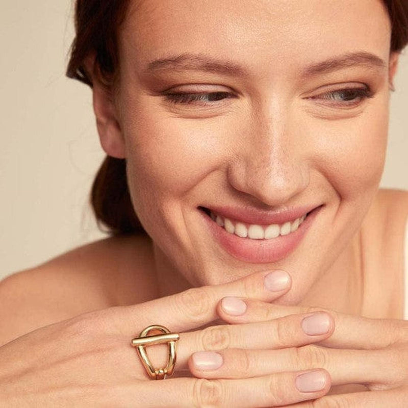 Teen 18K Gold Plated Ring - ANI0807ORO-UNO de 50-Renee Taylor Gallery