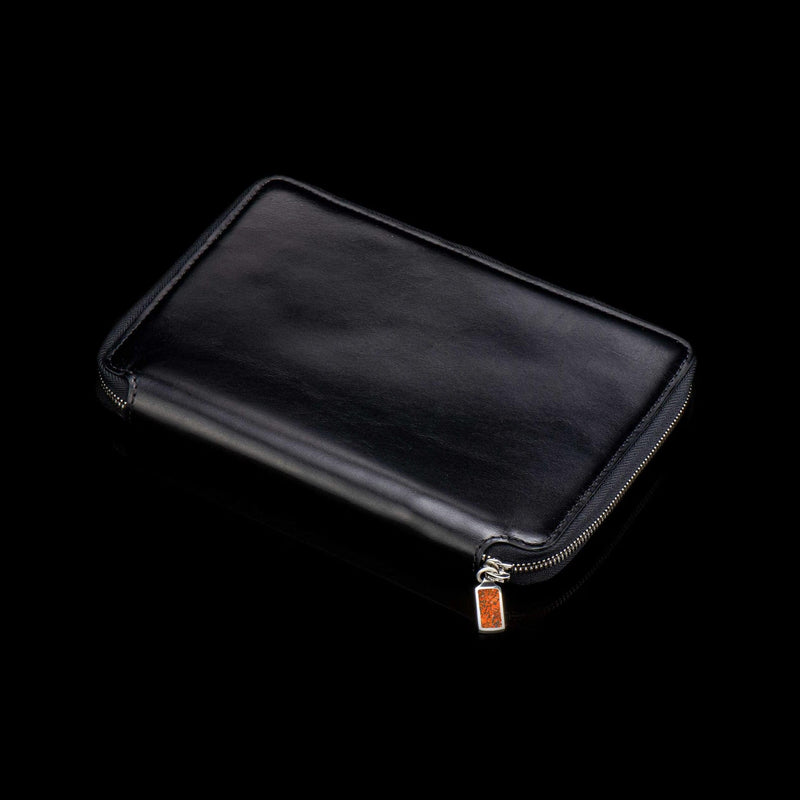 Luxury Onyx Monte Carlo Leather Zipper Journal - ZNB-2022-William Henry-Renee Taylor Gallery
