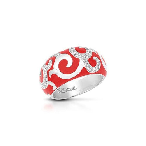 Royale Red Band Ring-Belle Etoile-Renee Taylor Gallery