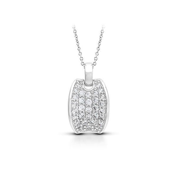 Lucia White Pendant-Belle Etoile-Renee Taylor Gallery