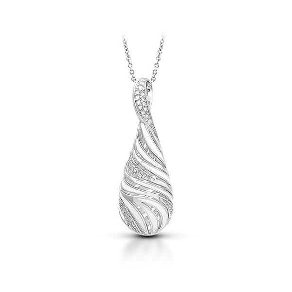 Waverly White Pendant-Belle Etoile-Renee Taylor Gallery