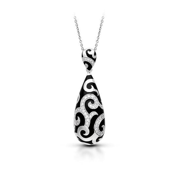 Royale Black Drop Pendant-Belle Etoile-Renee Taylor Gallery