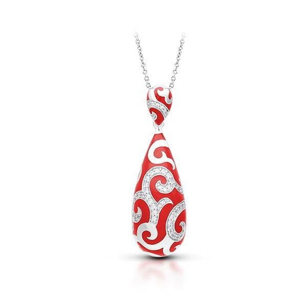 Royale Red Drop Pendant-Belle Etoile-Renee Taylor Gallery