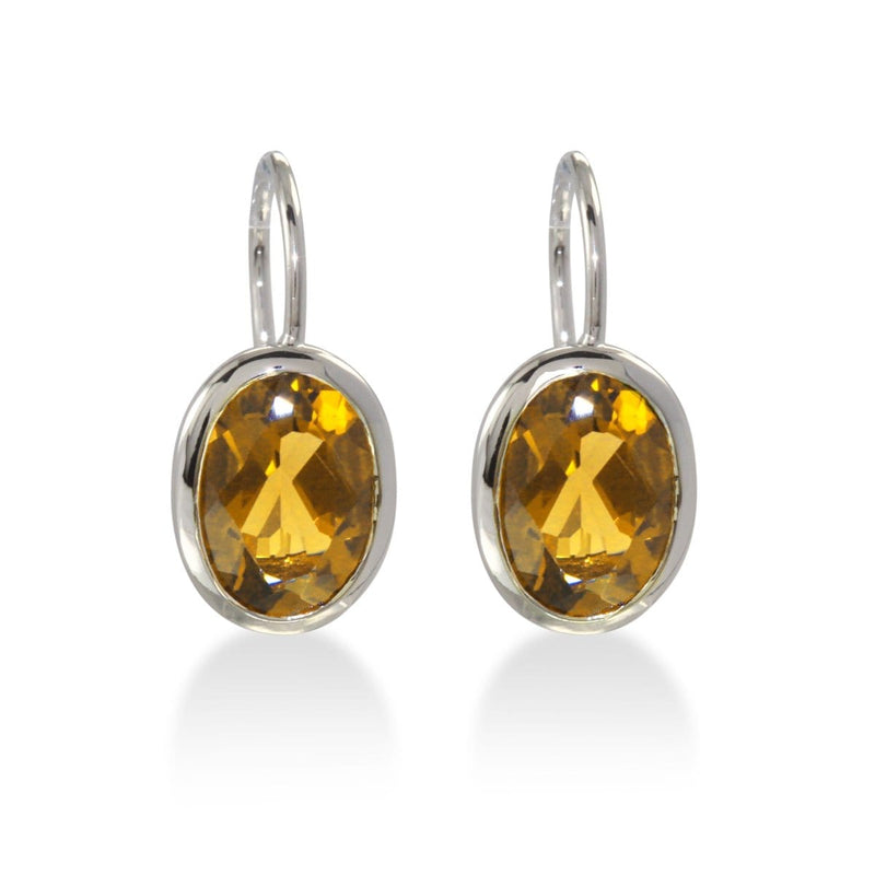 Sterling Silver Citrine Earrings - 02/82617-CI-Breuning-Renee Taylor Gallery