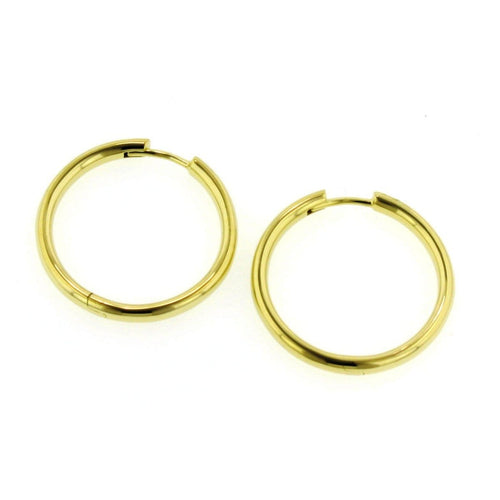Yellow Gold Plated Sterling Silver Earrings - 06/06326-Breuning-Renee Taylor Gallery