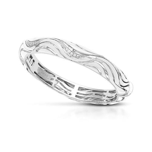 Waverly White Bangle-Belle Etoile-Renee Taylor Gallery