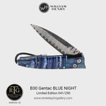 Gentac Blue Night Limited Edition Knife - B30 BLUE NIGHT