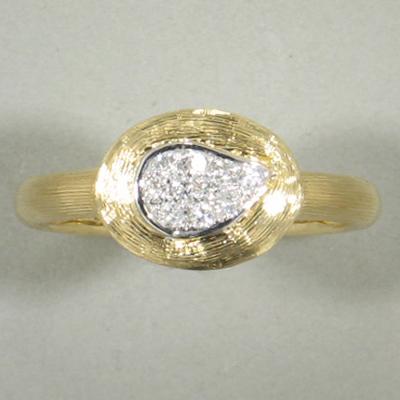 18k Yellow Gold & Diamond Ring - 503H-YG-Paramount-Renee Taylor Gallery