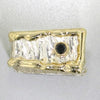 14K Gold & Crystalline Silver Black Diamond Ring - 13494-Shelli Kahl-Renee Taylor Gallery