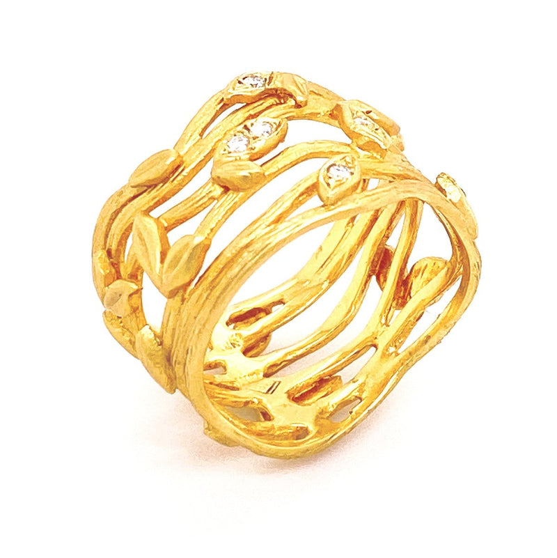 14K Gold & Diamond Ring - M145-Marika-Renee Taylor Gallery