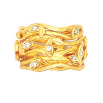 14K Gold & Diamond Ring - M145-Marika-Renee Taylor Gallery