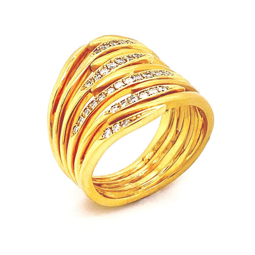Marika 14k Gold & Diamond Ring - M146-Marika-Renee Taylor Gallery