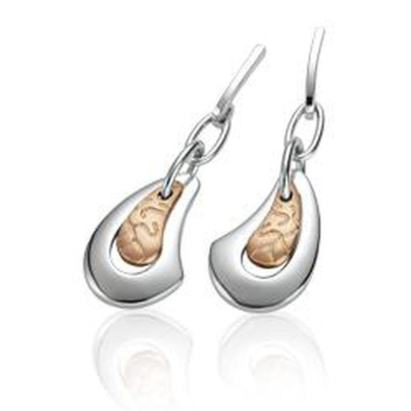 Rose Gold Plated Sterling Silver Earrings - 14/02549-Breuning-Renee Taylor Gallery