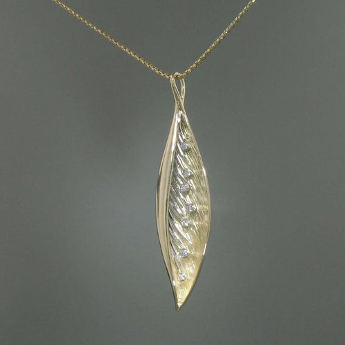 14k Yellow Gold & Diamond Pendant - 379TD-YW-Leon Israel Designs-Renee Taylor Gallery