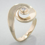 14k Yellow Gold & Diamond Ring - 837D-Y-Leon Israel Designs-Renee Taylor Gallery