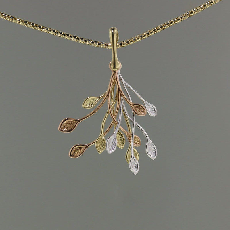 14k Yellow, White & Rose Gold Pendant - 900T-RYW-Leon Israel Designs-Renee Taylor Gallery