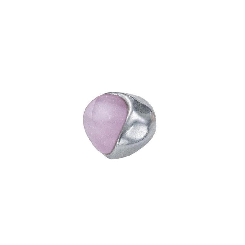 Zen Think Pink Sterling Silver Plated Ring - CHA0107MTLRSA0U-UNO de 50-Renee Taylor Gallery
