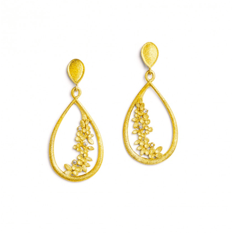 Liliana Zirconia Earrings - 15520156-Bernd Wolf-Renee Taylor Gallery