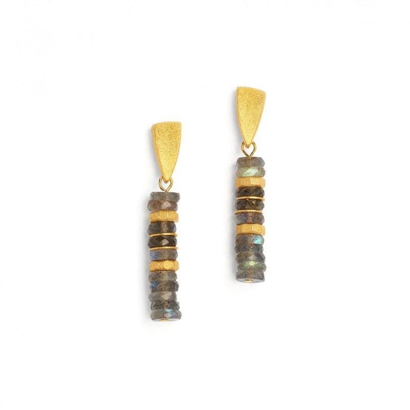 Falania Labradorite Earrings - 15530616-Bernd Wolf-Renee Taylor Gallery