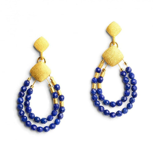 Climini Lapislazuli Earrings - 15574236-Bernd Wolf-Renee Taylor Gallery