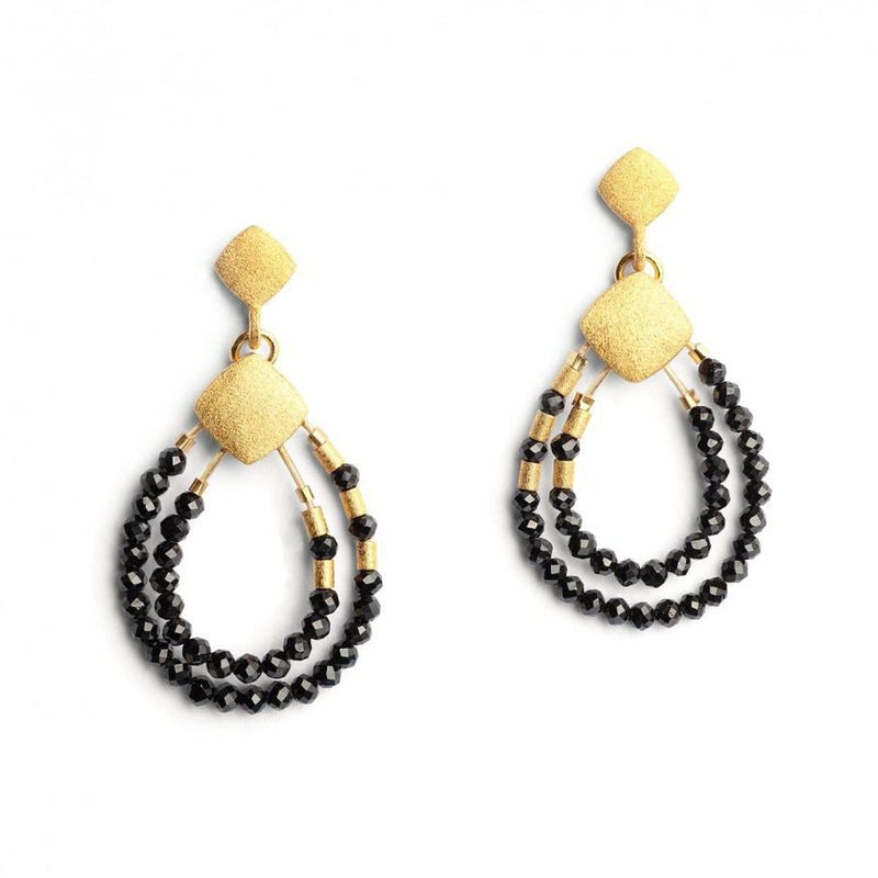 Clemini Black Spinel Earrings - 15574496-Bernd Wolf-Renee Taylor Gallery