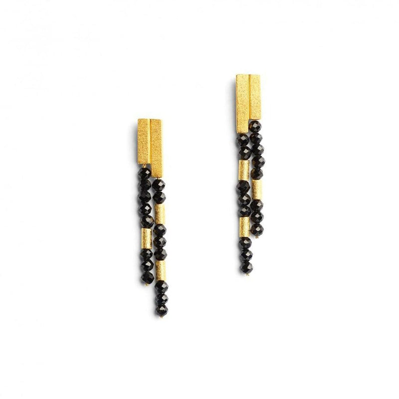 Yaneki Black Spinel Earrings - 15770496-Bernd Wolf-Renee Taylor Gallery