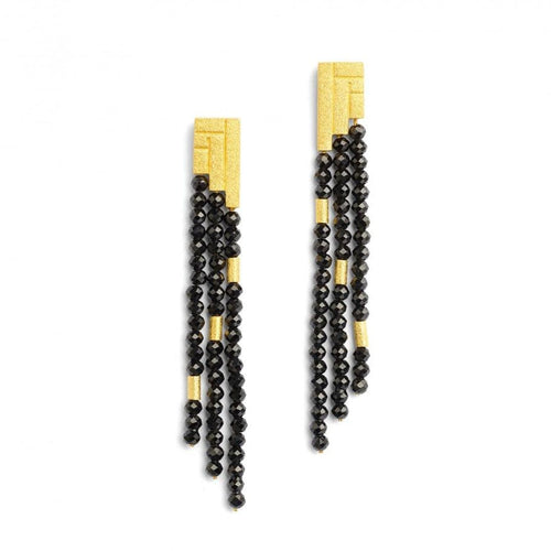 Yanitri Black Spinel Earrings - 15776496-Bernd Wolf-Renee Taylor Gallery