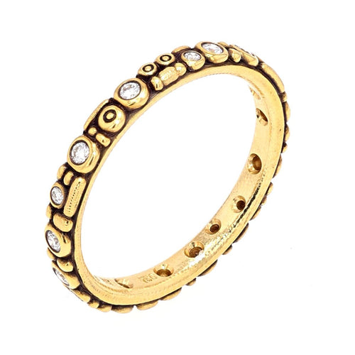 18K "Mini 62" Diamond Band - R-117-Alex Sepkus-Renee Taylor Gallery