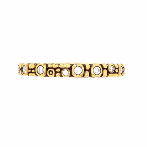 18K "Mini 62" Diamond Band - R-117-Alex Sepkus-Renee Taylor Gallery