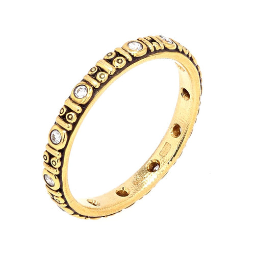 18K Circle Diamond Band - R-73-Alex Sepkus-Renee Taylor Gallery
