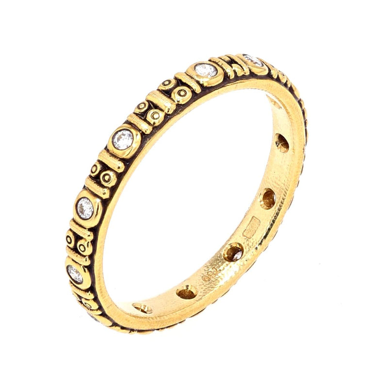 18K Circle Diamond Band - R-73-Alex Sepkus-Renee Taylor Gallery