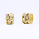 18K Little Windows Diamond Huggie Earrings - E-83-Alex Sepkus-Renee Taylor Gallery