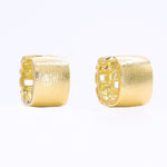 18K Little Windows Diamond Huggie Earrings - E-83-Alex Sepkus-Renee Taylor Gallery