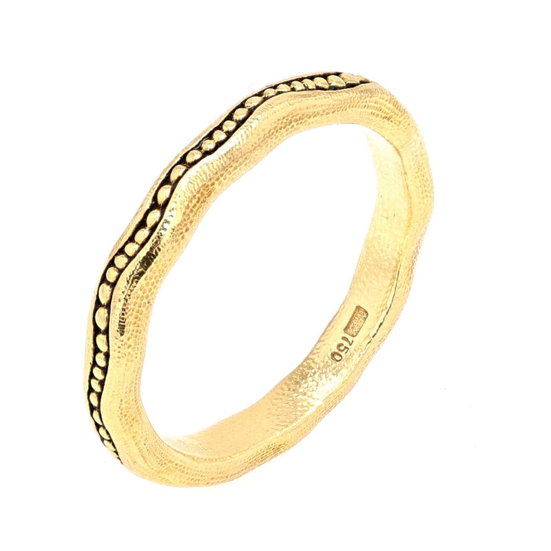 18K Bubble Wave Band - R-43-Alex Sepkus-Renee Taylor Gallery