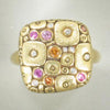 18K Soft Mosaic Sapphire & Diamond Ring - R-138S-Alex Sepkus-Renee Taylor Gallery