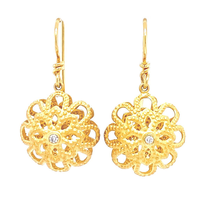 14K Gold & Diamond Earrings - M3203-Marika-Renee Taylor Gallery
