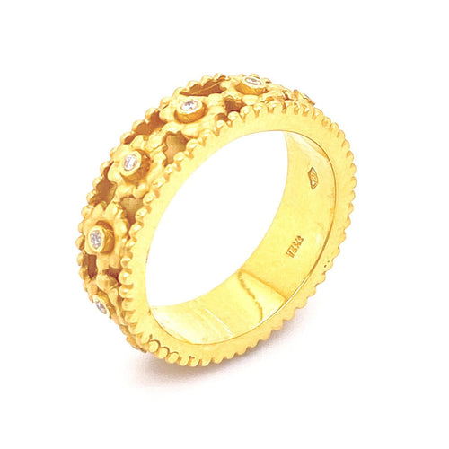 Marika 14k Gold & Diamond Ring - M949-Marika-Renee Taylor Gallery