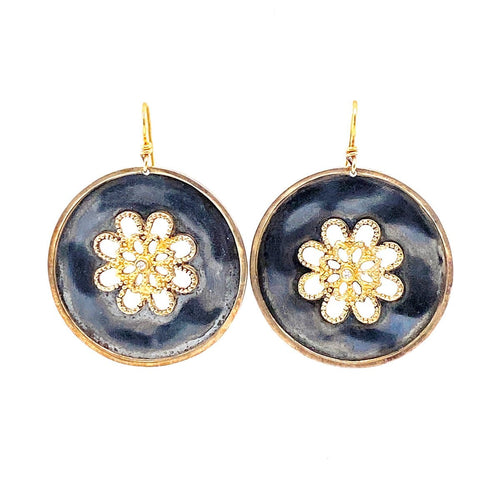 18K Gold & Diamond Earrings - MS18222-Marika-Renee Taylor Gallery