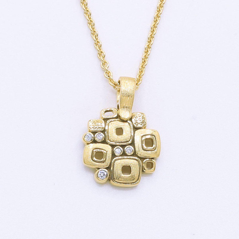 18K Little Windows Diamond Pendant - M-59-Alex Sepkus-Renee Taylor Gallery
