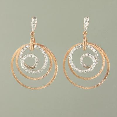 18k Gold & Diamond Earrings - E0554-Jayne New York-Renee Taylor Gallery