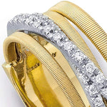 18K Goa 5 Strand Diamond Ring - AG315 B YW-Marco Bicego-Renee Taylor Gallery