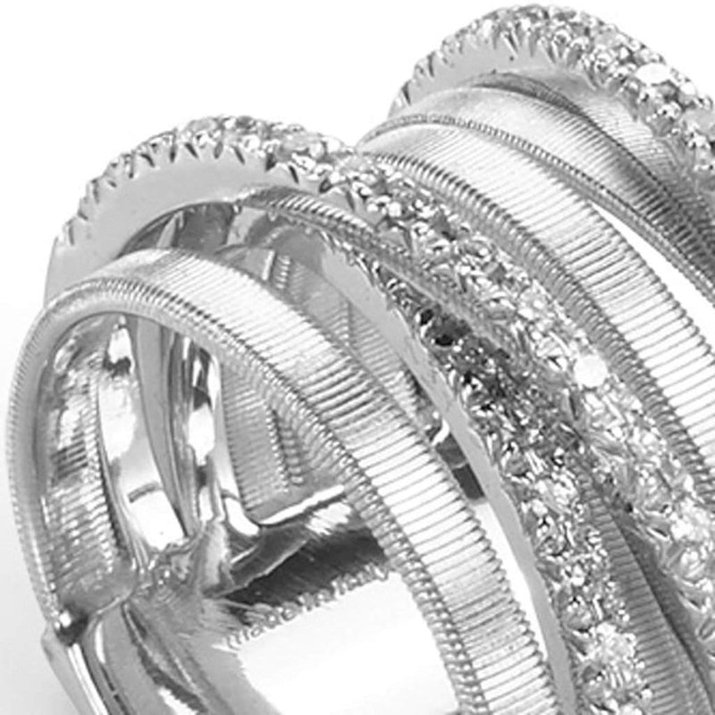 18K Goa 7 Strand Diamond Ring - AG316 B W-Marco Bicego-Renee Taylor Gallery