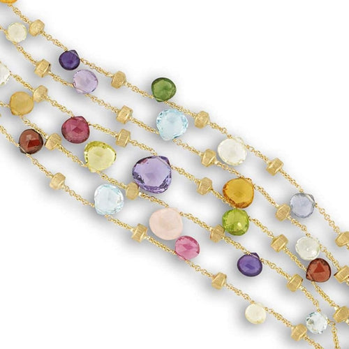 18K Paradise Mixed Gemstone Bracelet - BB2010 MIX01 Y-Marco Bicego-Renee Taylor Gallery