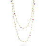 18K Paradise Multi Stone Necklace - CB883 MIX01 Y 47.25"-Marco Bicego-Renee Taylor Gallery