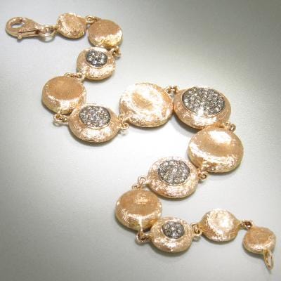 18k Rose Gold & Brown Diamond Bracelet - 845BR-RG-br-Paramount-Renee Taylor Gallery