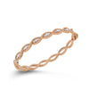 18k Rose Gold & Diamond Bangle - 7771066AHBAX-Roberto Coin-Renee Taylor Gallery