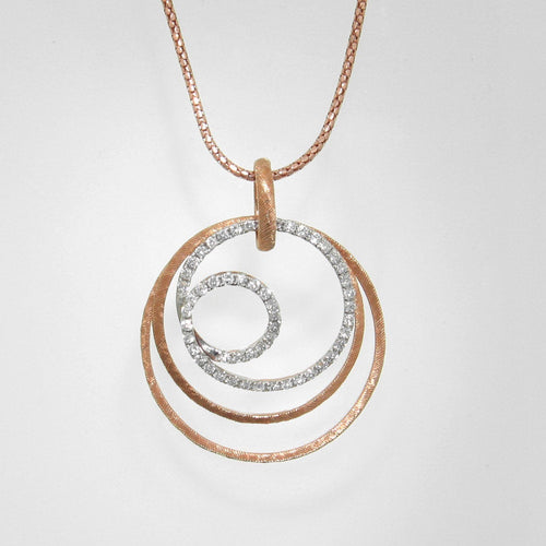 18k Rose Gold & Diamond Pendant - 981PD-RG-Paramount-Renee Taylor Gallery