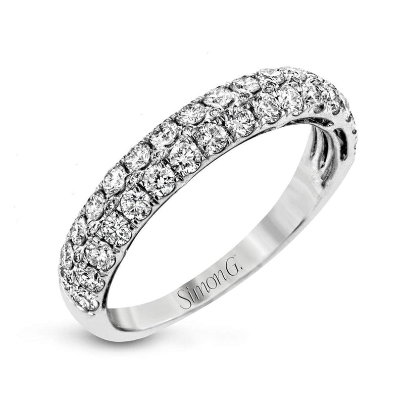 18k White Gold Band Ring - LR2120-W-Simon G.-Renee Taylor Gallery