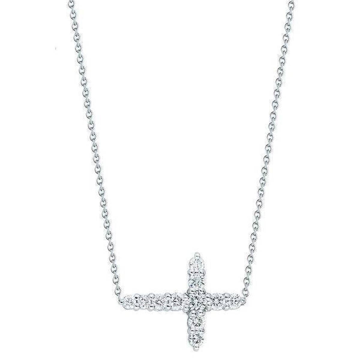 Roberto Coin Diamond Cross Pendant Necklace - Small | Diamond cross pendants,  Cross pendant, Gold cross pendant